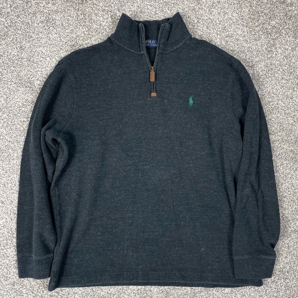 Polo Ralph Lauren Other - Polo Ralph Lauren || Charcoal Grey Quarter Zip Size L